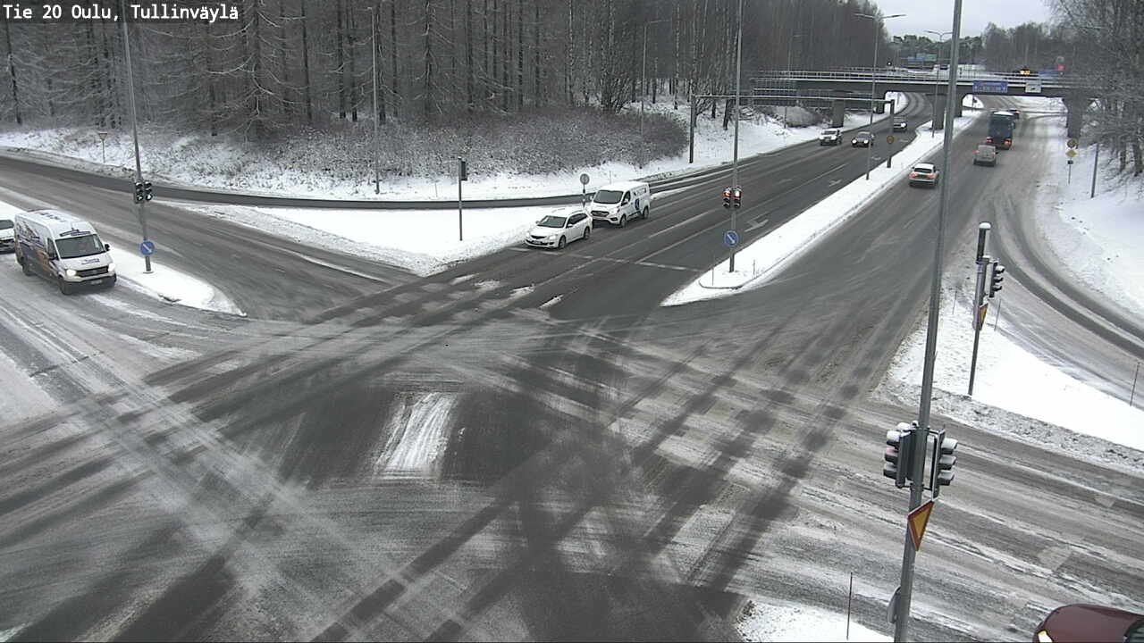 Weather Camera Image Väg 20 Uleåborg, Tullinväylä, Oulu, Pohjois-Pohjanmaa