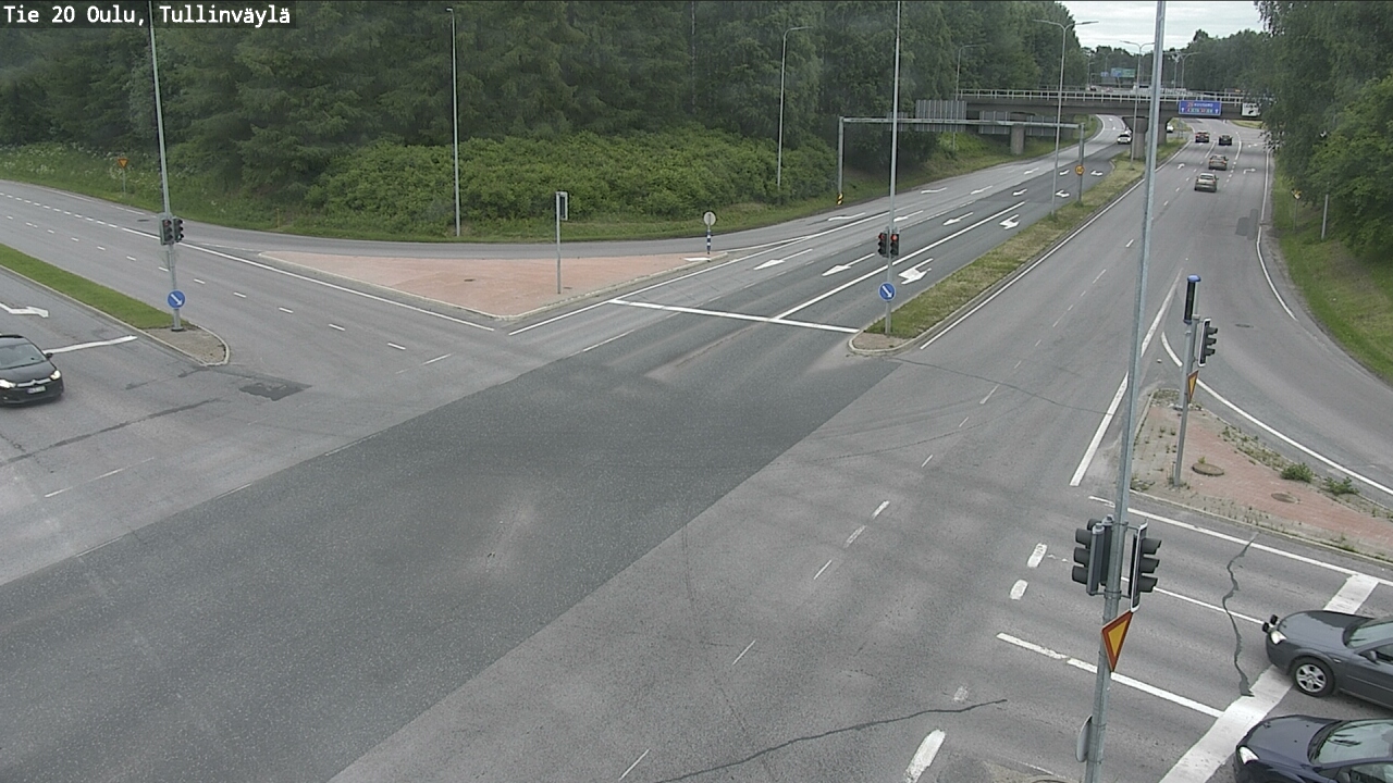 Weather Camera Image Väg 20 Uleåborg, Tullinväylä, Oulu, Pohjois-Pohjanmaa
