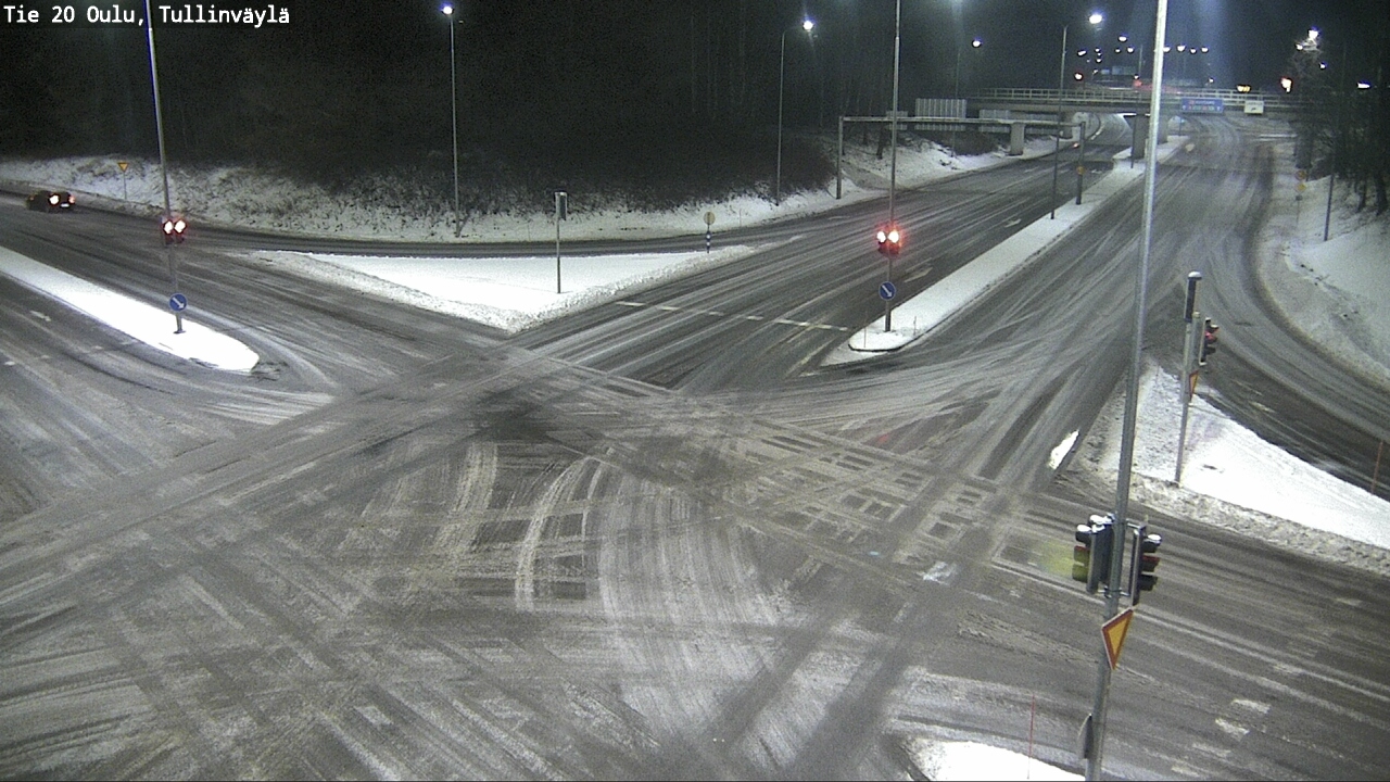Weather Camera Image Väg 20 Uleåborg, Tullinväylä, Oulu, Pohjois-Pohjanmaa