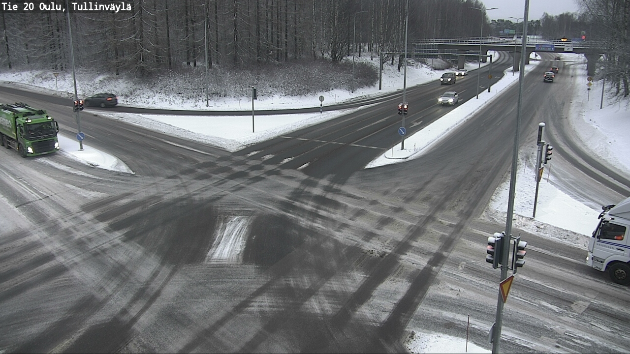 Weather Camera Image Väg 20 Uleåborg, Tullinväylä, Oulu, Pohjois-Pohjanmaa