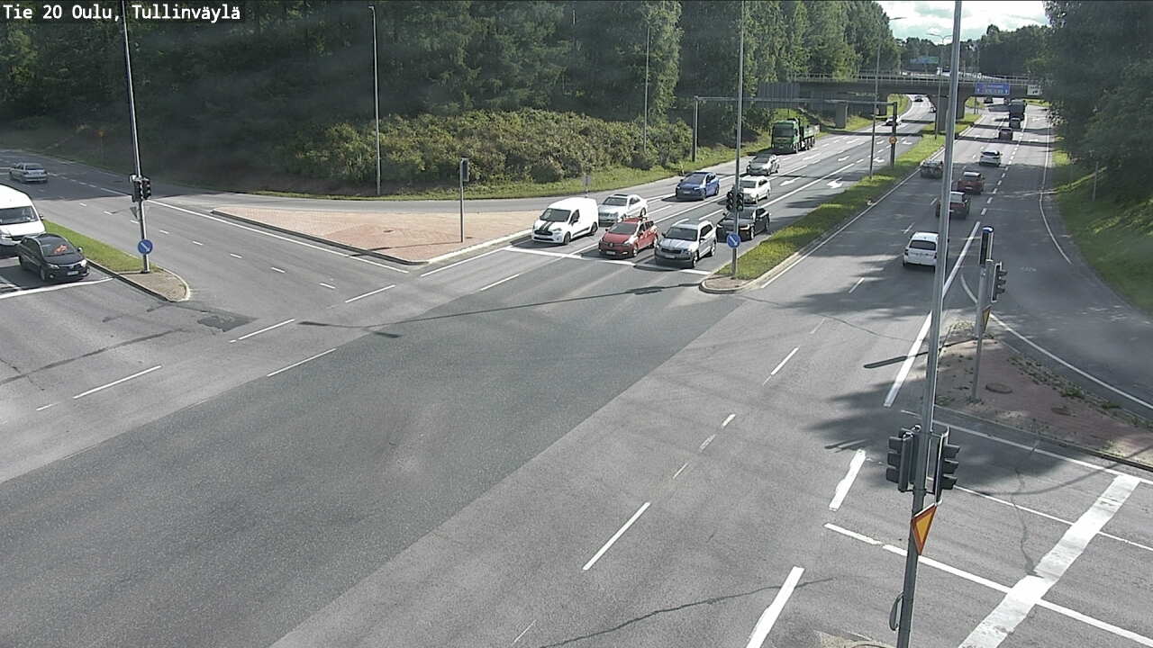 Weather Camera Image Väg 20 Uleåborg, Tullinväylä, Oulu, Pohjois-Pohjanmaa