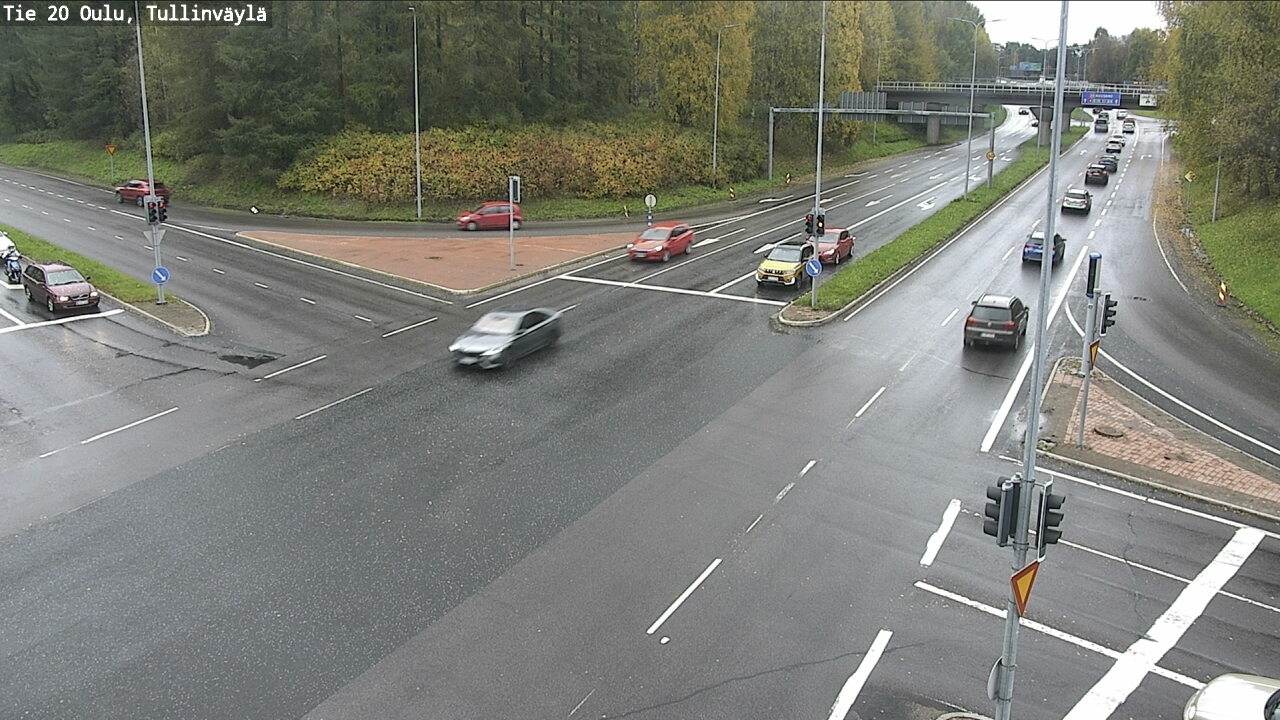Weather Camera Image Väg 20 Uleåborg, Tullinväylä, Oulu, Pohjois-Pohjanmaa