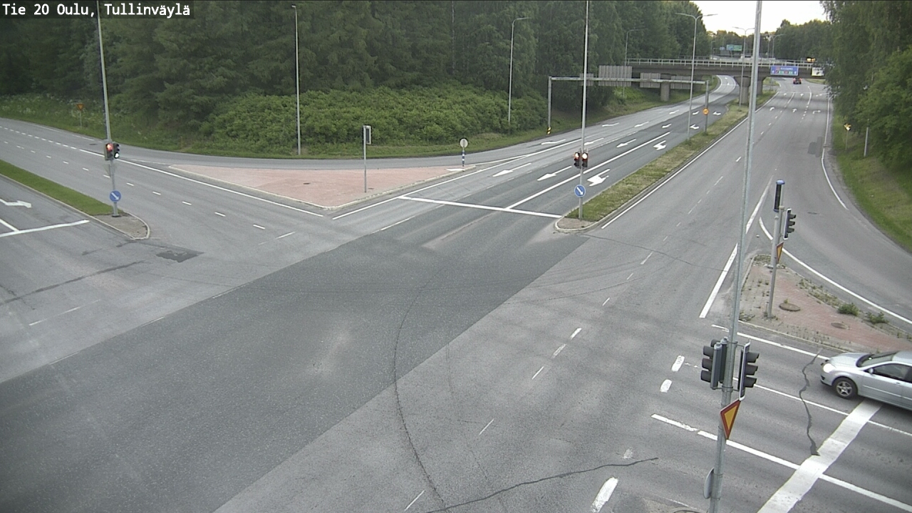 Weather Camera Image Väg 20 Uleåborg, Tullinväylä, Oulu, Pohjois-Pohjanmaa