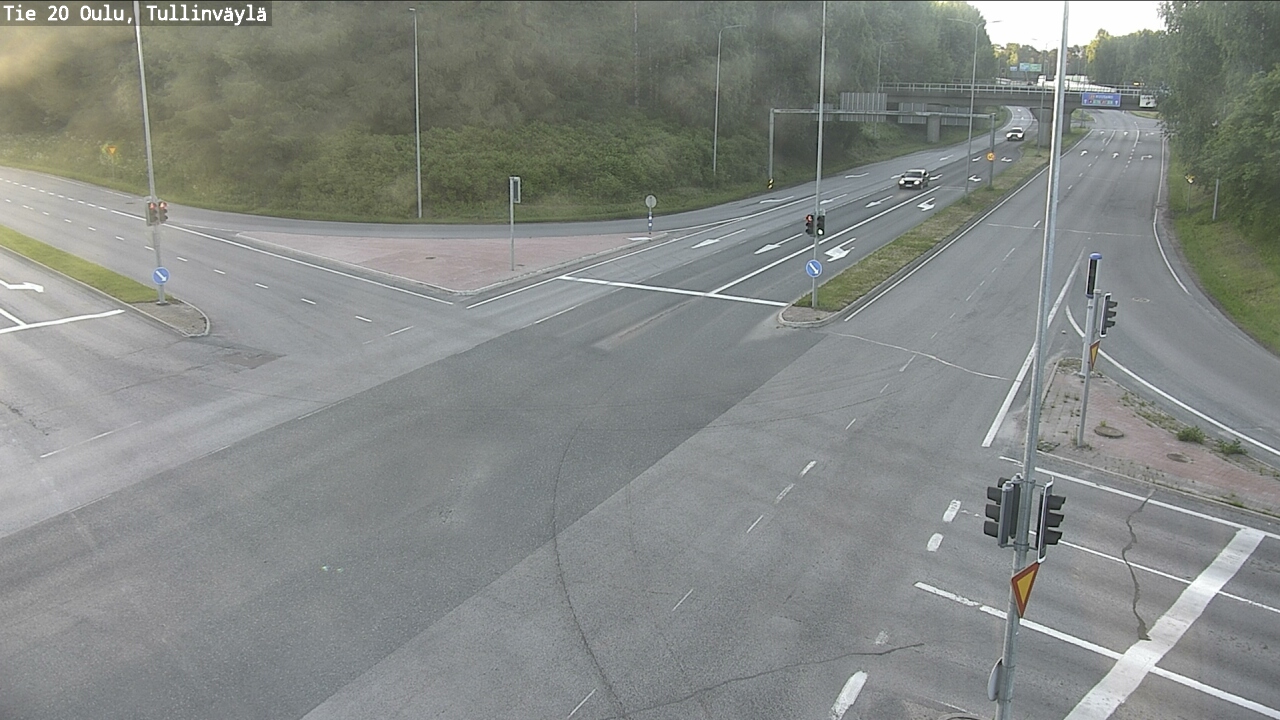 Weather Camera Image Väg 20 Uleåborg, Tullinväylä, Oulu, Pohjois-Pohjanmaa