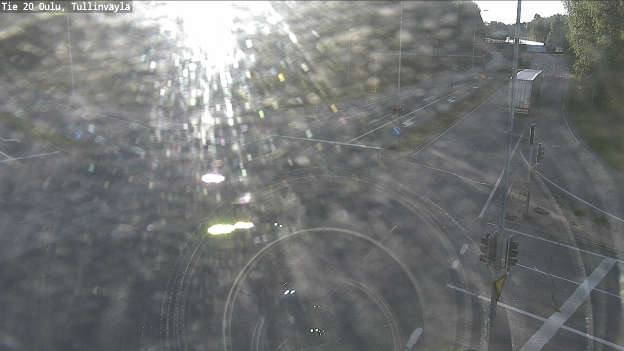 Weather Camera Image Väg 20 Uleåborg, Tullinväylä, Oulu, Pohjois-Pohjanmaa
