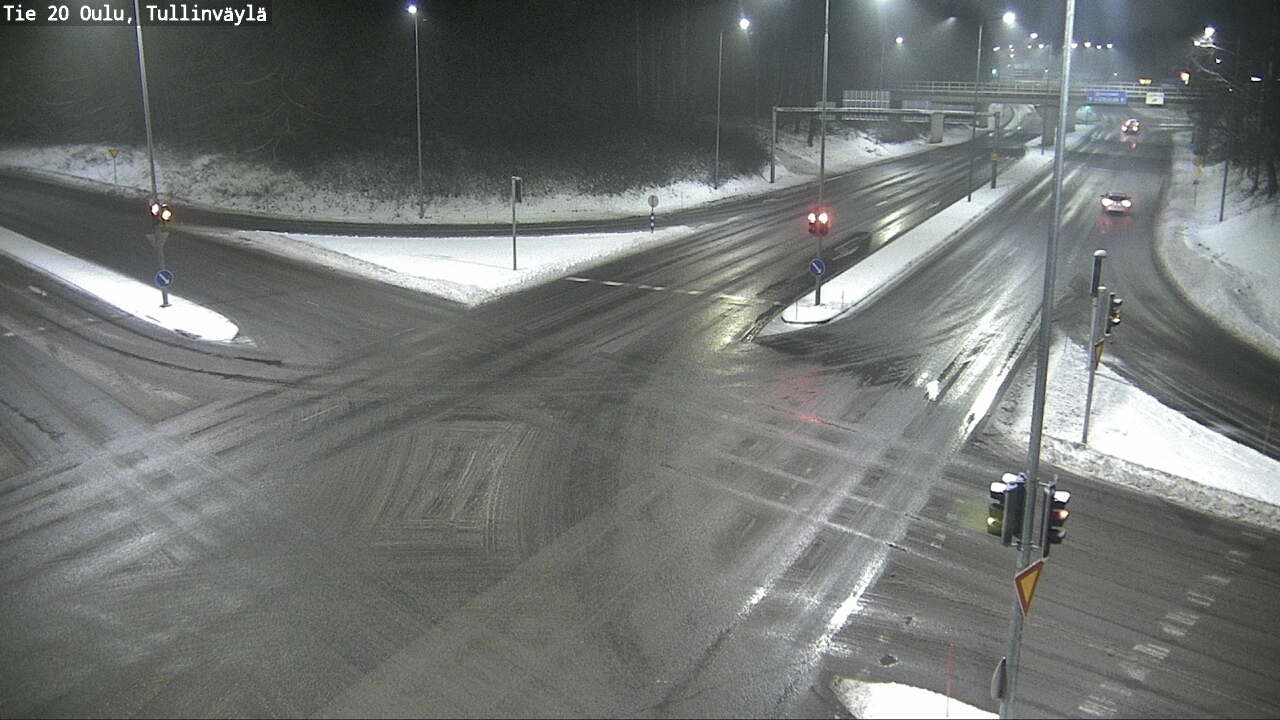Weather Camera Image Väg 20 Uleåborg, Tullinväylä, Oulu, Pohjois-Pohjanmaa