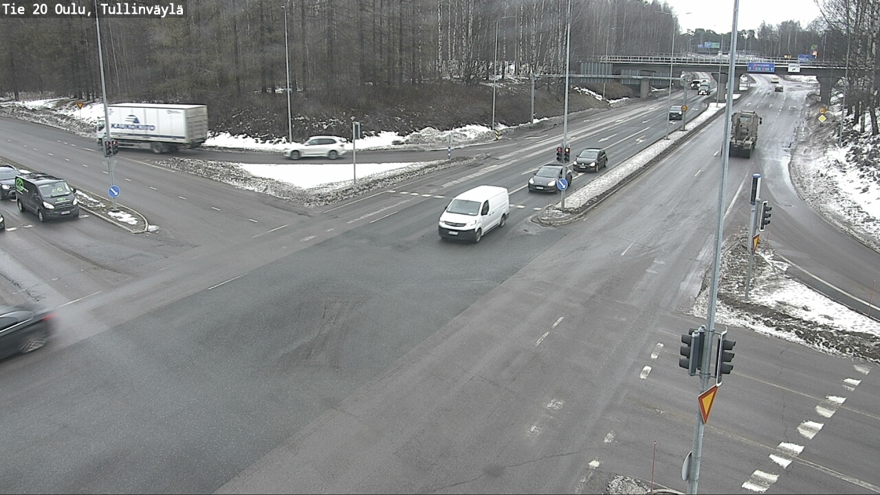 Weather Camera Image Road 20 Oulu, Tullinväylä, Oulu, Pohjois-Pohjanmaa