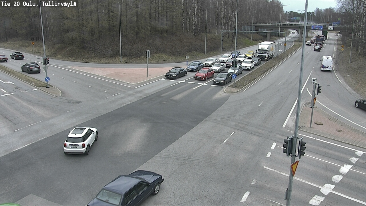 Weather Camera Image Road 20 Oulu, Tullinväylä, Oulu, Pohjois-Pohjanmaa