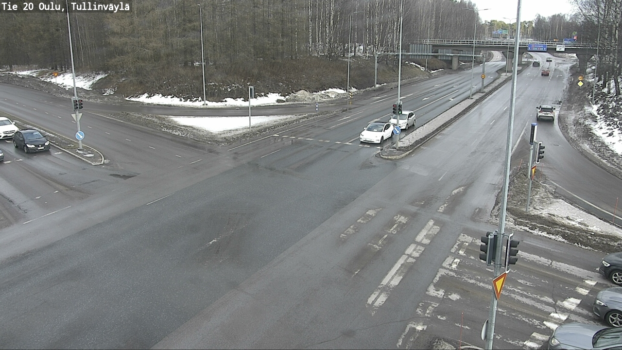 Weather Camera Image Road 20 Oulu, Tullinväylä, Oulu, Pohjois-Pohjanmaa