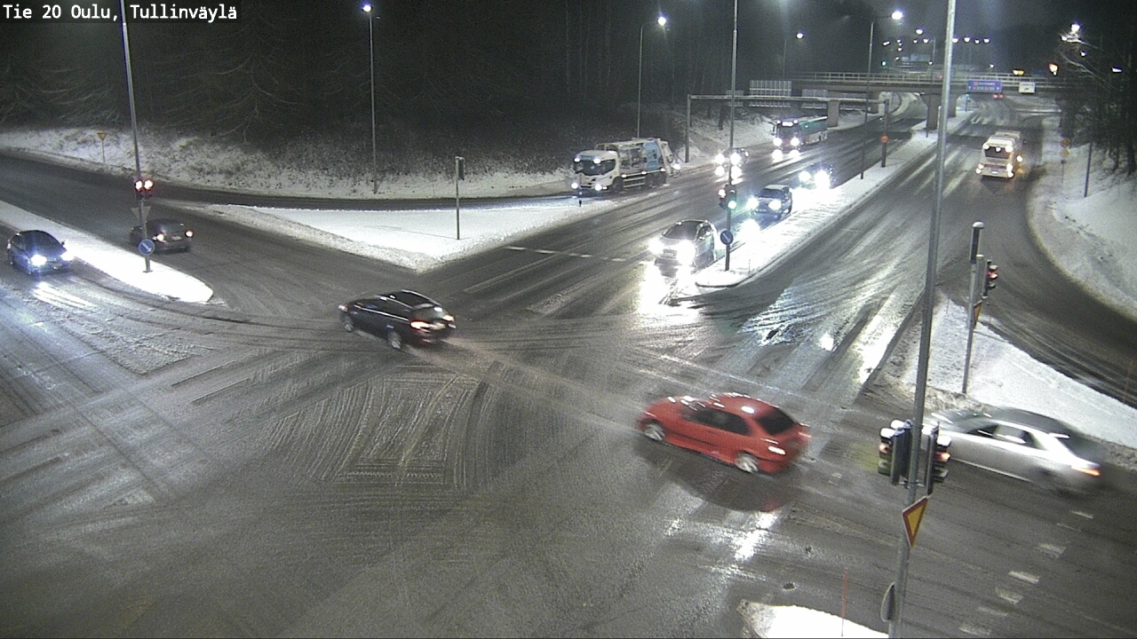 Weather Camera Image Väg 20 Uleåborg, Tullinväylä, Oulu, Pohjois-Pohjanmaa