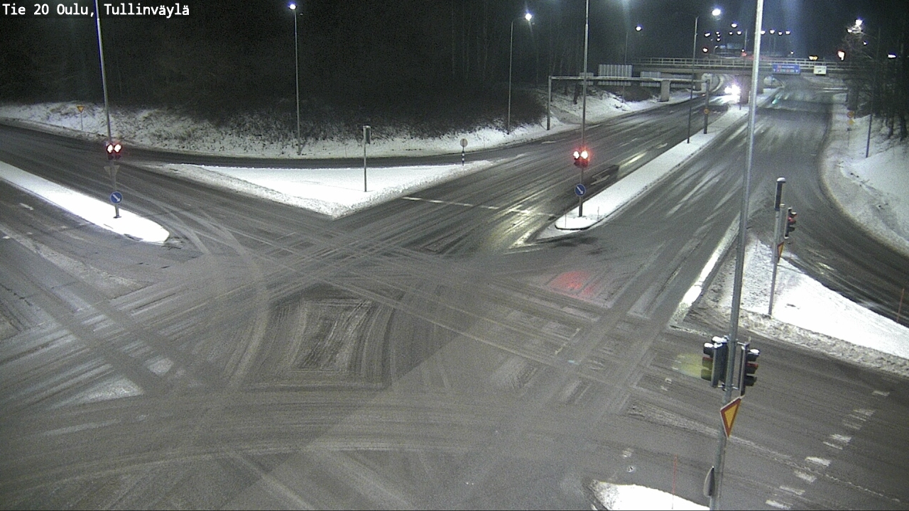 Weather Camera Image Väg 20 Uleåborg, Tullinväylä, Oulu, Pohjois-Pohjanmaa