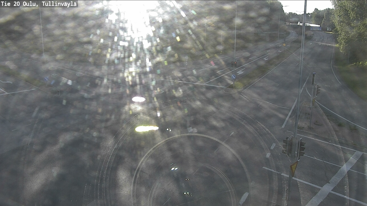 Weather Camera Image Väg 20 Uleåborg, Tullinväylä, Oulu, Pohjois-Pohjanmaa