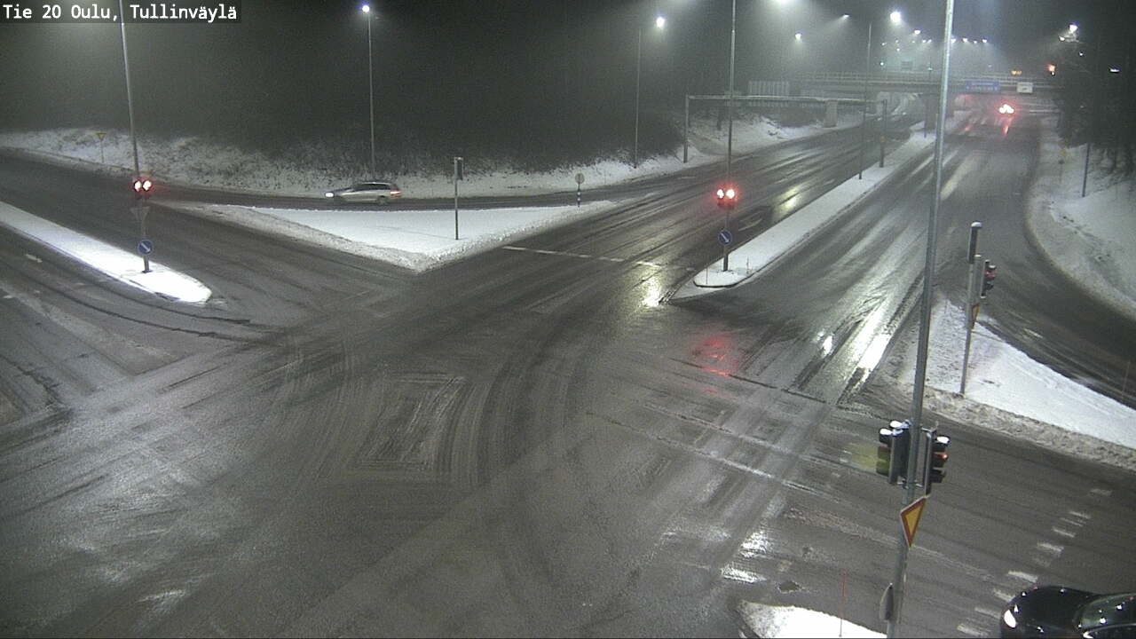 Weather Camera Image Väg 20 Uleåborg, Tullinväylä, Oulu, Pohjois-Pohjanmaa