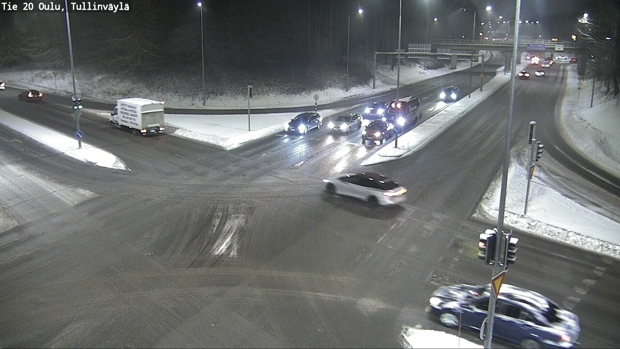 Weather Camera Image Väg 20 Uleåborg, Tullinväylä, Oulu, Pohjois-Pohjanmaa