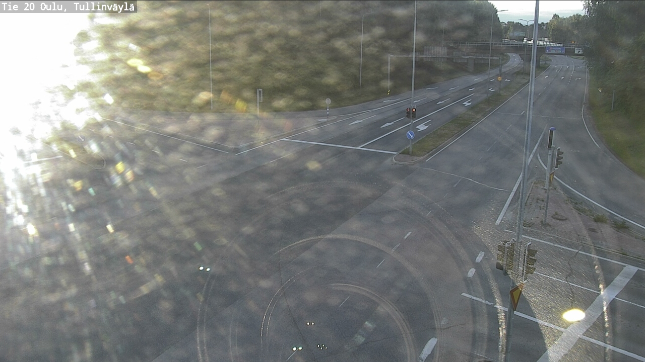 Weather Camera Image Väg 20 Uleåborg, Tullinväylä, Oulu, Pohjois-Pohjanmaa