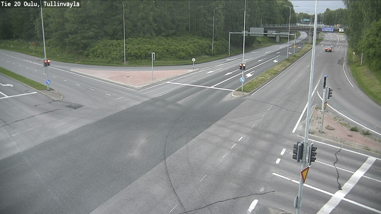 Weather Camera Image Väg 20 Uleåborg, Tullinväylä, Oulu, Pohjois-Pohjanmaa
