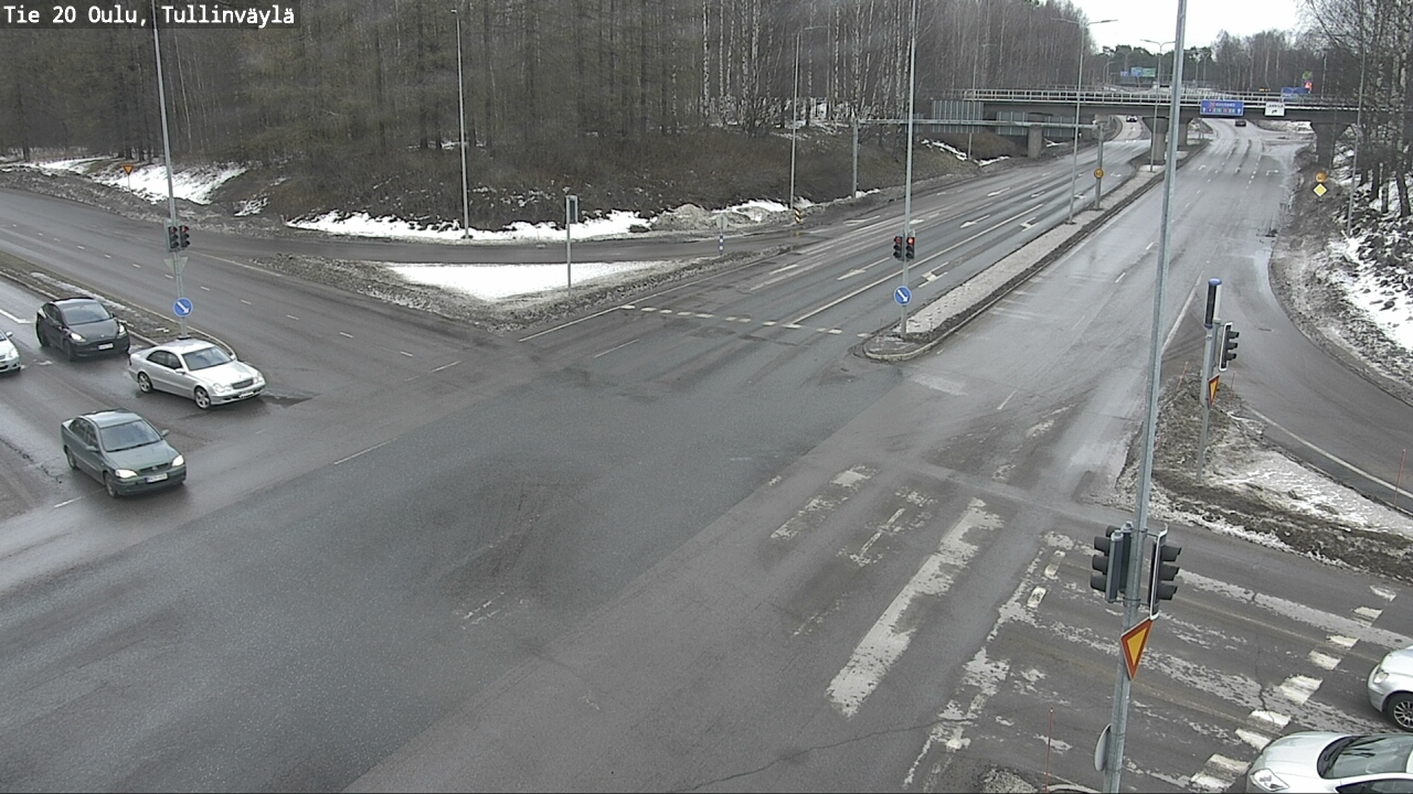 Weather Camera Image Road 20 Oulu, Tullinväylä, Oulu, Pohjois-Pohjanmaa