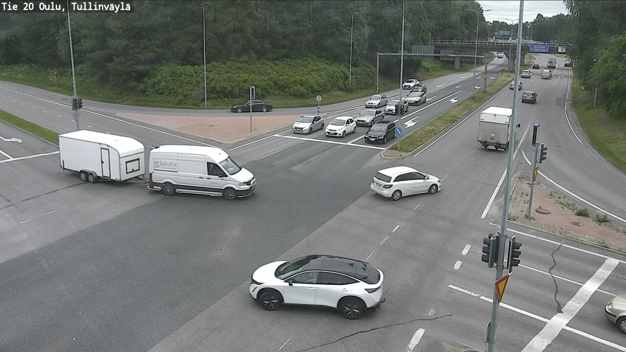 Weather Camera Image Väg 20 Uleåborg, Tullinväylä, Oulu, Pohjois-Pohjanmaa