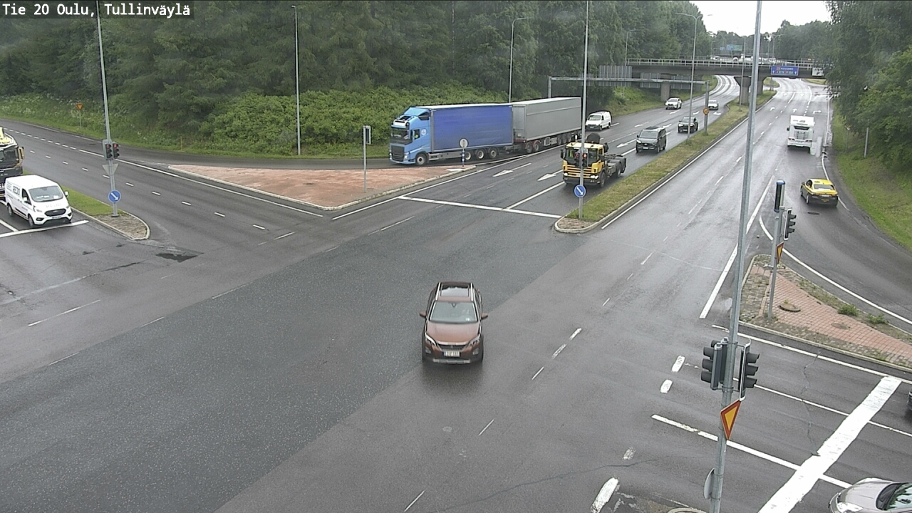 Weather Camera Image Road 20 Oulu, Tullinväylä, Oulu, Pohjois-Pohjanmaa