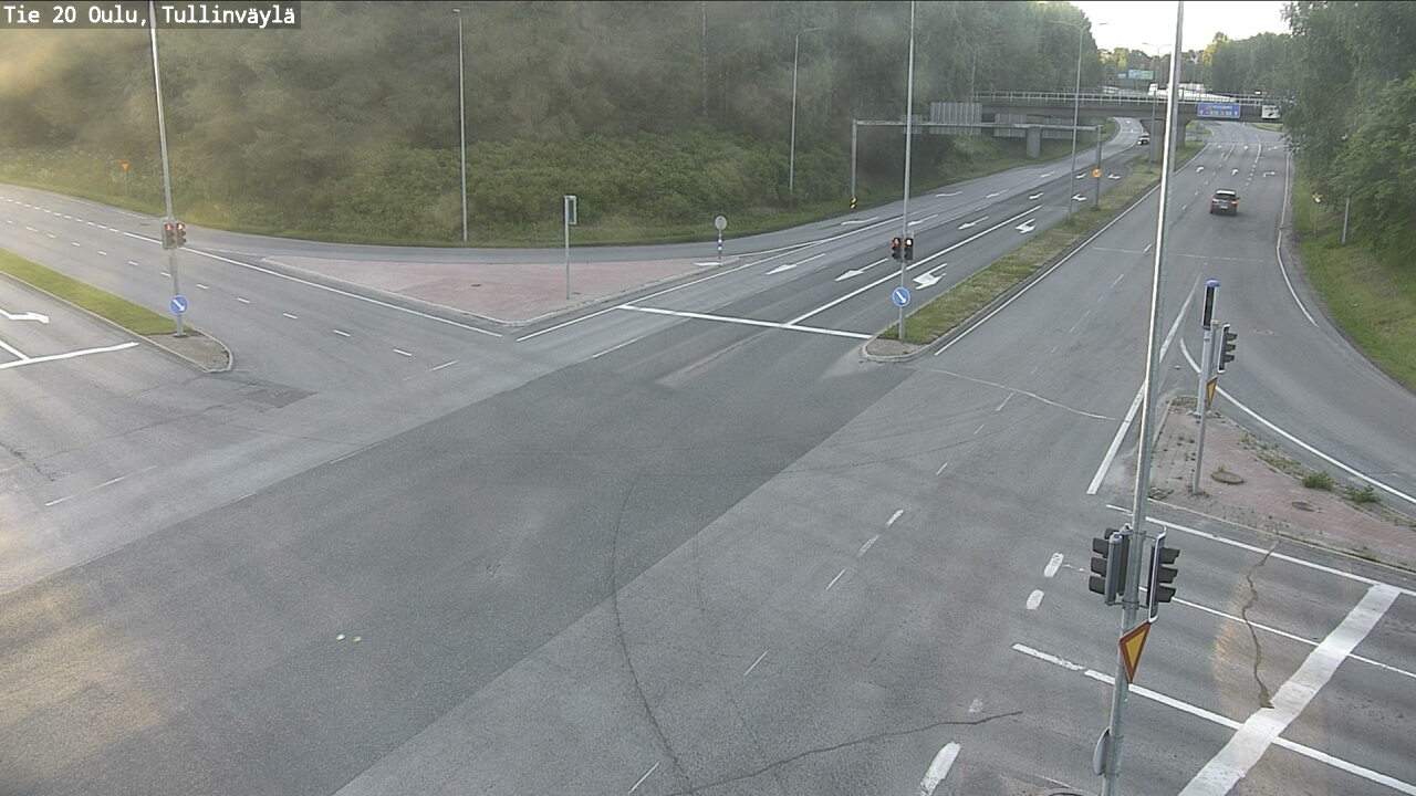 Weather Camera Image Väg 20 Uleåborg, Tullinväylä, Oulu, Pohjois-Pohjanmaa