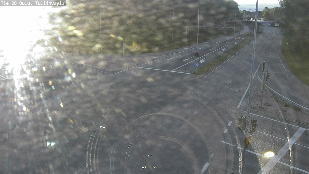 Weather Camera Image Väg 20 Uleåborg, Tullinväylä, Oulu, Pohjois-Pohjanmaa