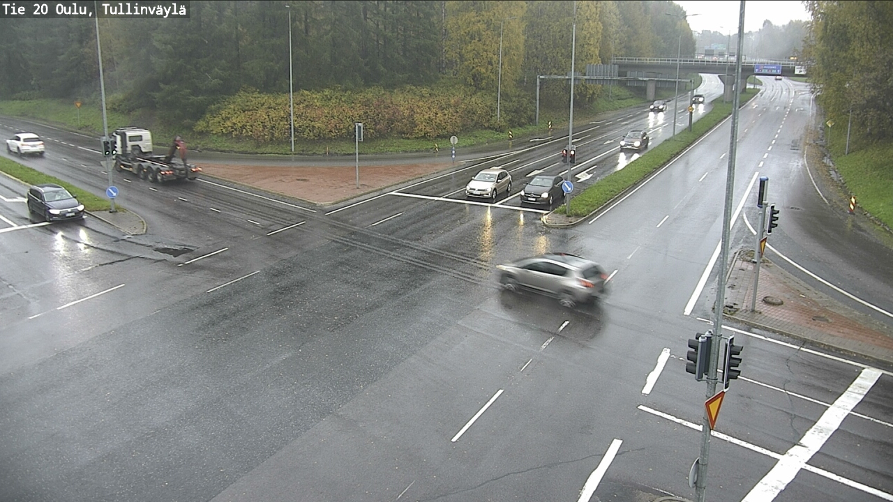 Weather Camera Image Väg 20 Uleåborg, Tullinväylä, Oulu, Pohjois-Pohjanmaa