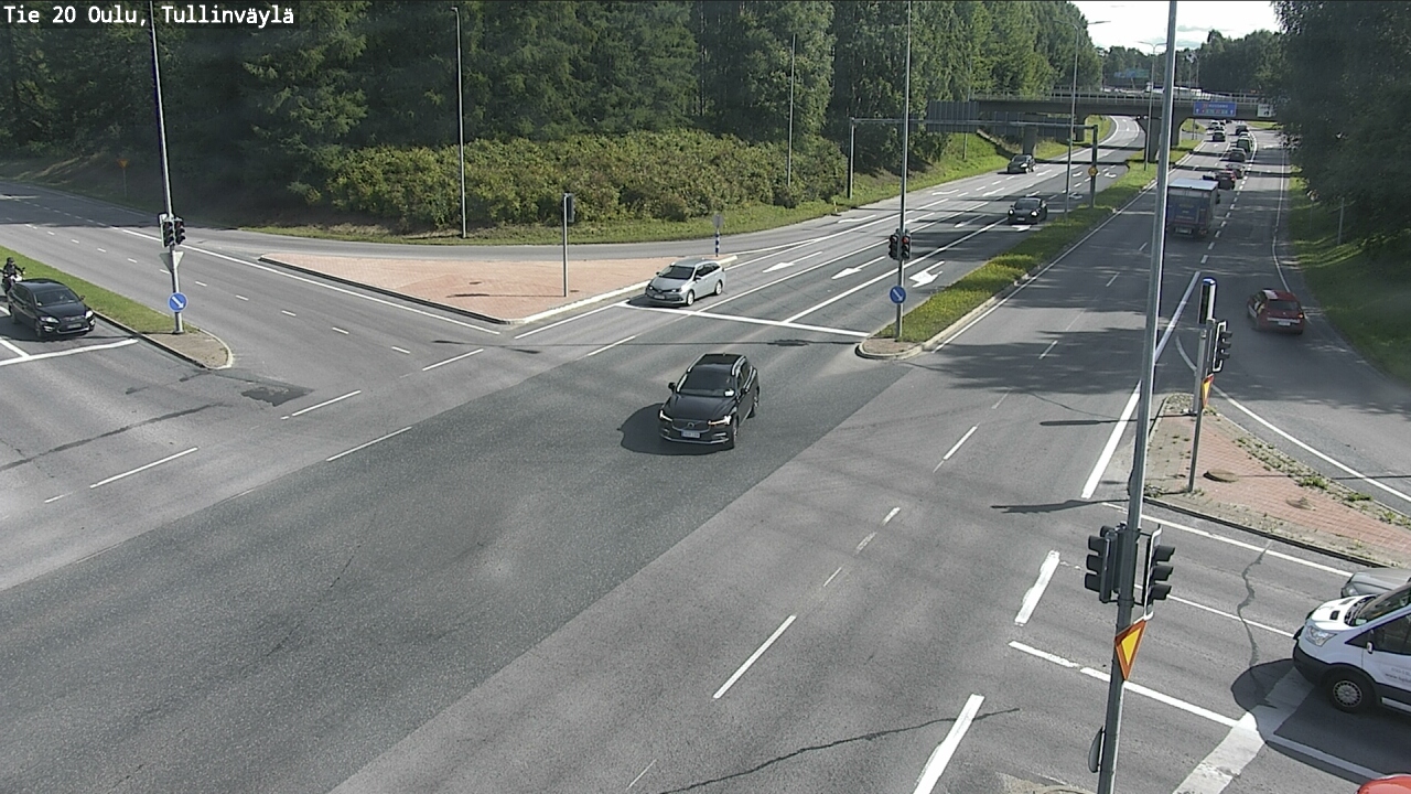 Weather Camera Image Väg 20 Uleåborg, Tullinväylä, Oulu, Pohjois-Pohjanmaa