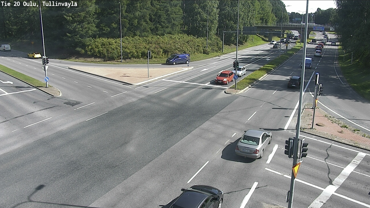 Weather Camera Image Road 20 Oulu, Tullinväylä, Oulu, Pohjois-Pohjanmaa