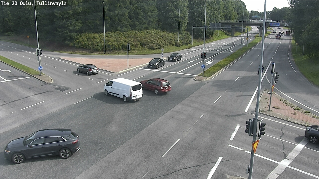 Weather Camera Image Väg 20 Uleåborg, Tullinväylä, Oulu, Pohjois-Pohjanmaa