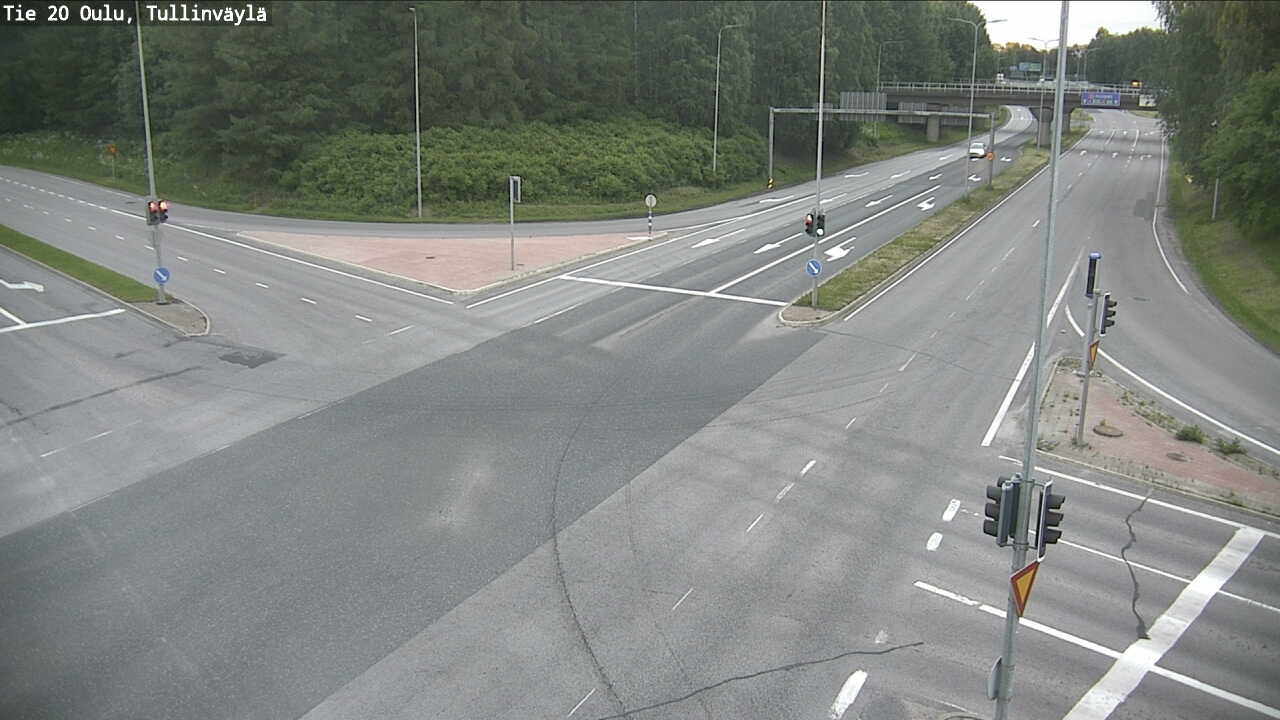 Weather Camera Image Väg 20 Uleåborg, Tullinväylä, Oulu, Pohjois-Pohjanmaa