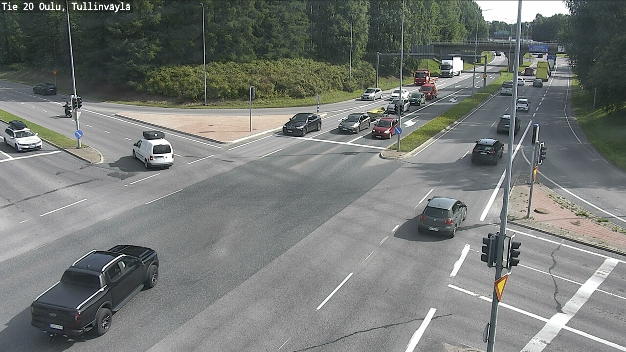 Weather Camera Image Väg 20 Uleåborg, Tullinväylä, Oulu, Pohjois-Pohjanmaa