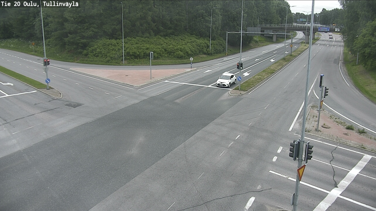 Weather Camera Image Väg 20 Uleåborg, Tullinväylä, Oulu, Pohjois-Pohjanmaa