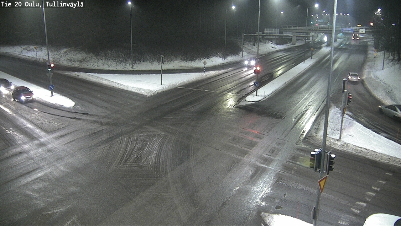 Weather Camera Image Väg 20 Uleåborg, Tullinväylä, Oulu, Pohjois-Pohjanmaa