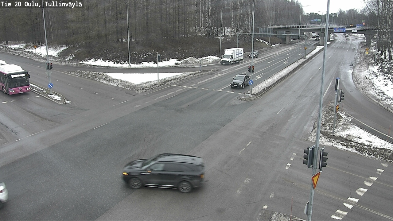 Weather Camera Image Road 20 Oulu, Tullinväylä, Oulu, Pohjois-Pohjanmaa