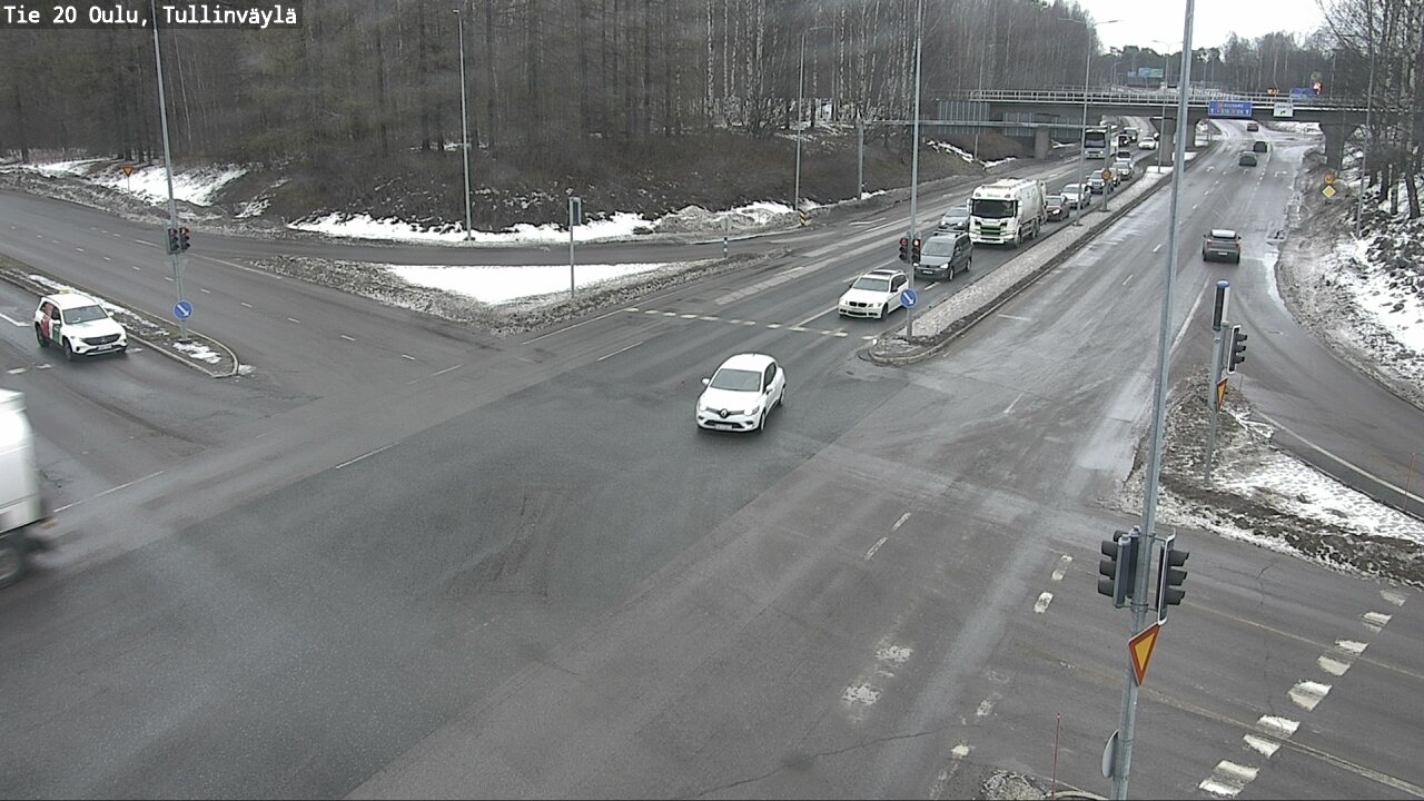 Weather Camera Image Road 20 Oulu, Tullinväylä, Oulu, Pohjois-Pohjanmaa