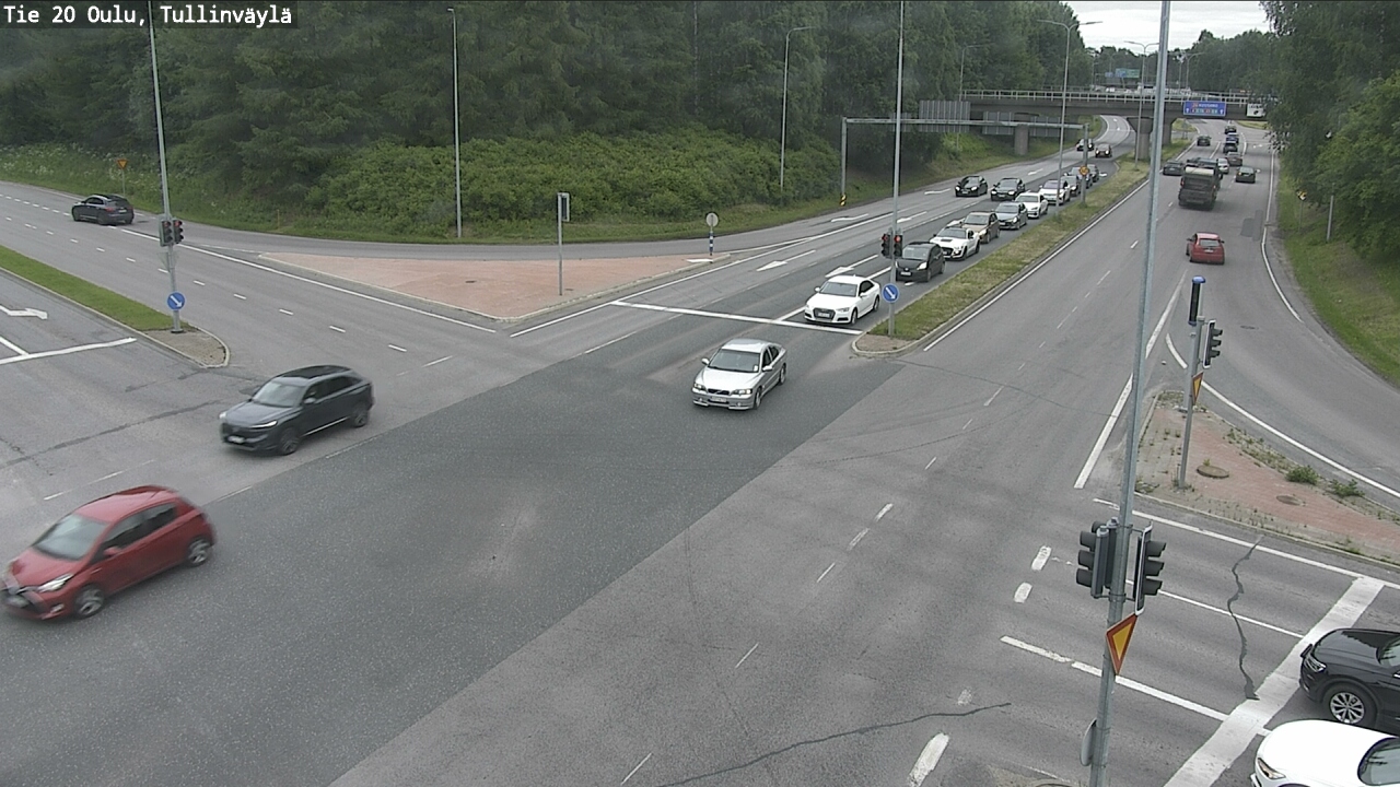 Weather Camera Image Väg 20 Uleåborg, Tullinväylä, Oulu, Pohjois-Pohjanmaa