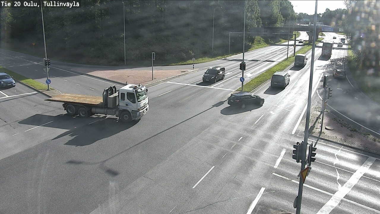 Weather Camera Image Väg 20 Uleåborg, Tullinväylä, Oulu, Pohjois-Pohjanmaa