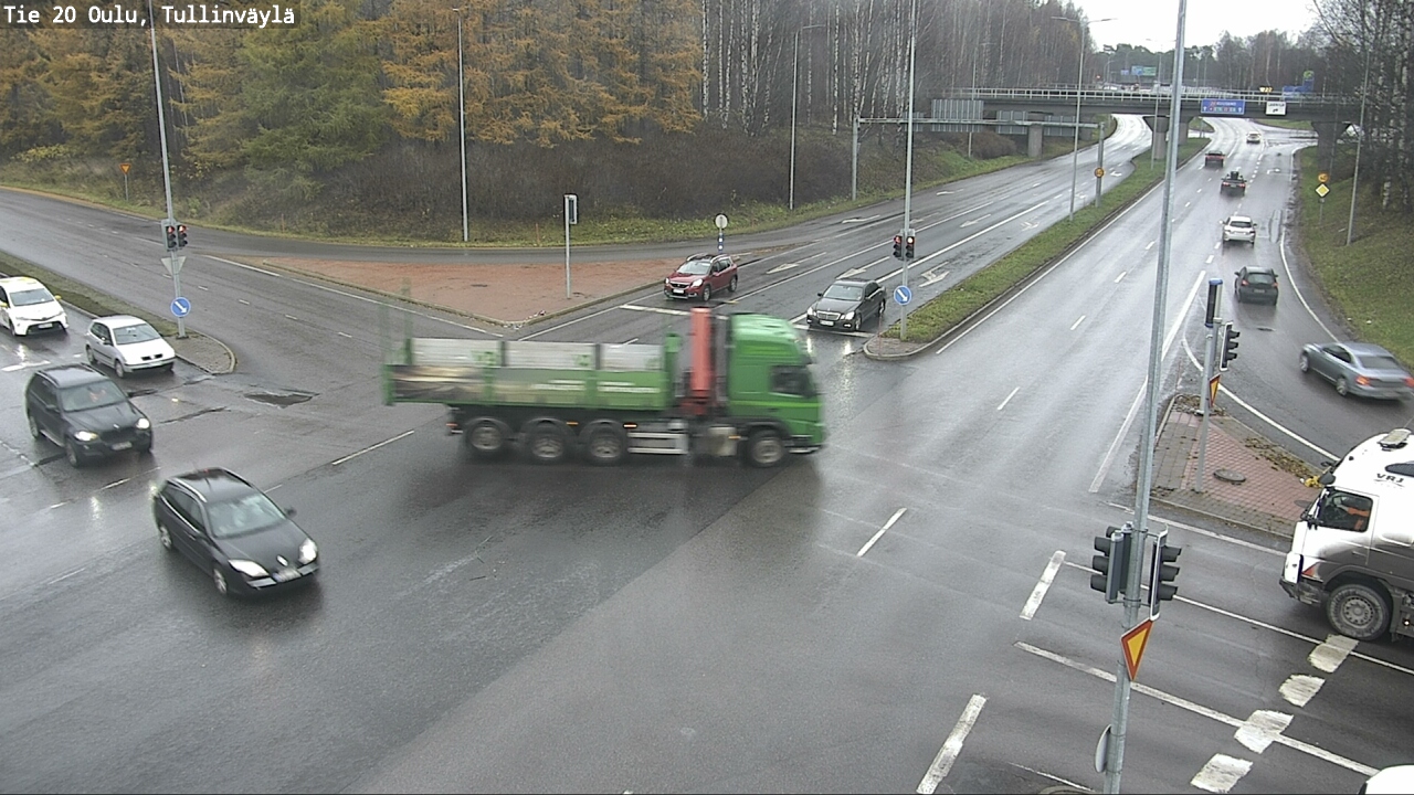 Weather Camera Image Väg 20 Uleåborg, Tullinväylä, Oulu, Pohjois-Pohjanmaa