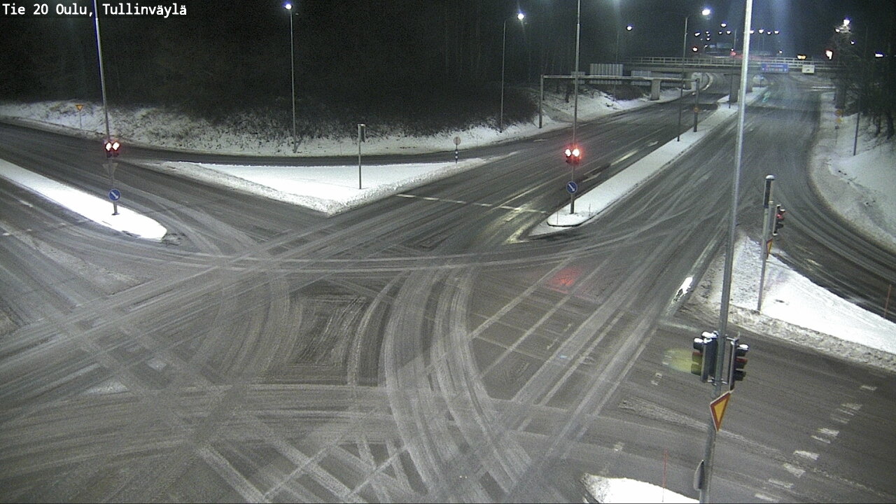 Weather Camera Image Väg 20 Uleåborg, Tullinväylä, Oulu, Pohjois-Pohjanmaa