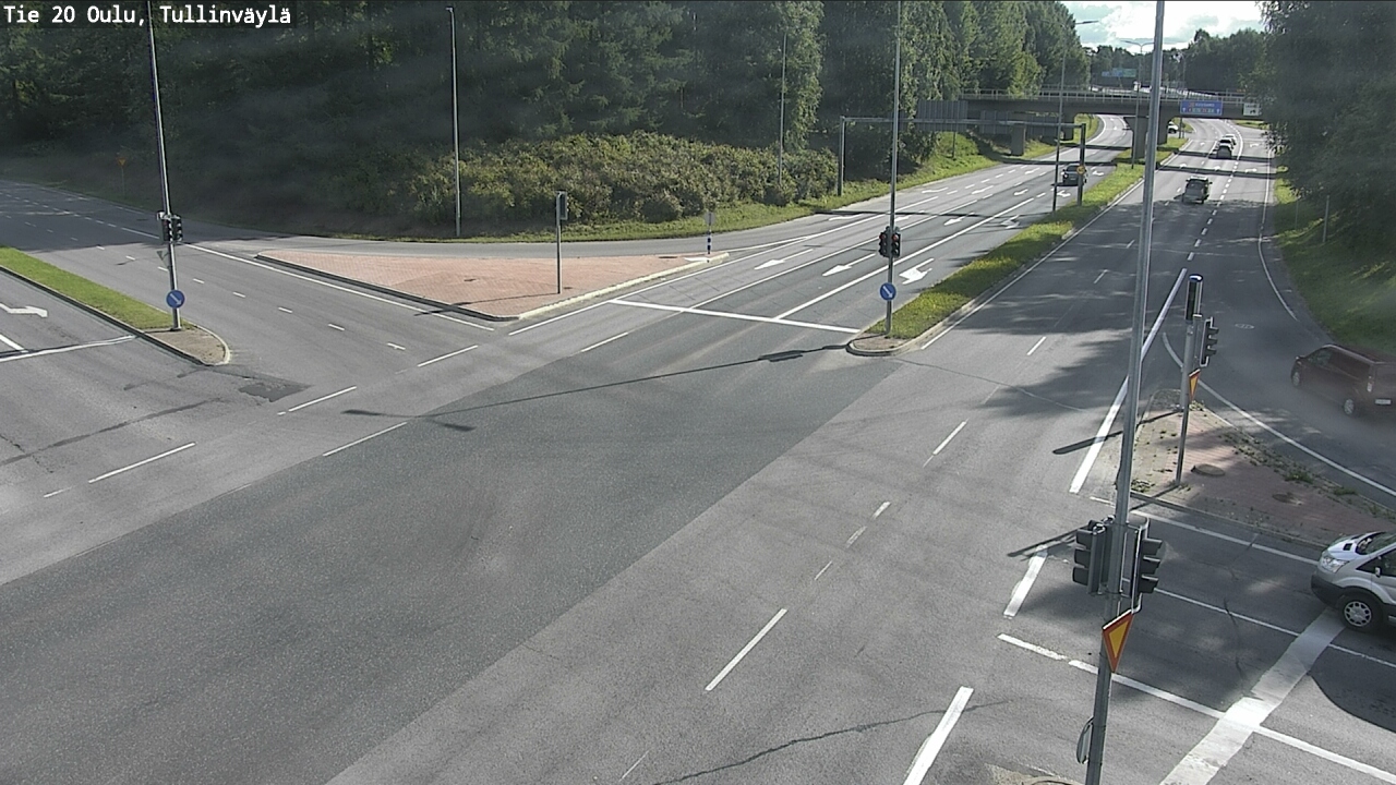 Weather Camera Image Väg 20 Uleåborg, Tullinväylä, Oulu, Pohjois-Pohjanmaa