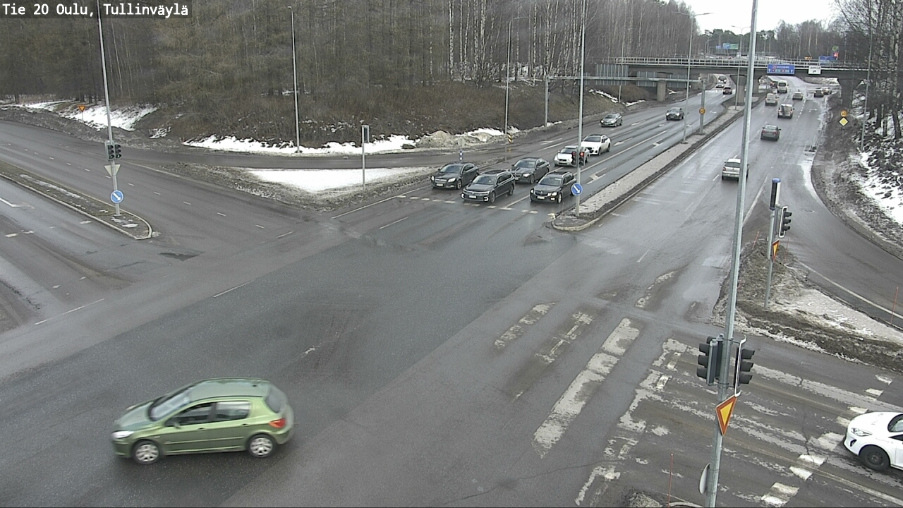 Weather Camera Image Road 20 Oulu, Tullinväylä, Oulu, Pohjois-Pohjanmaa