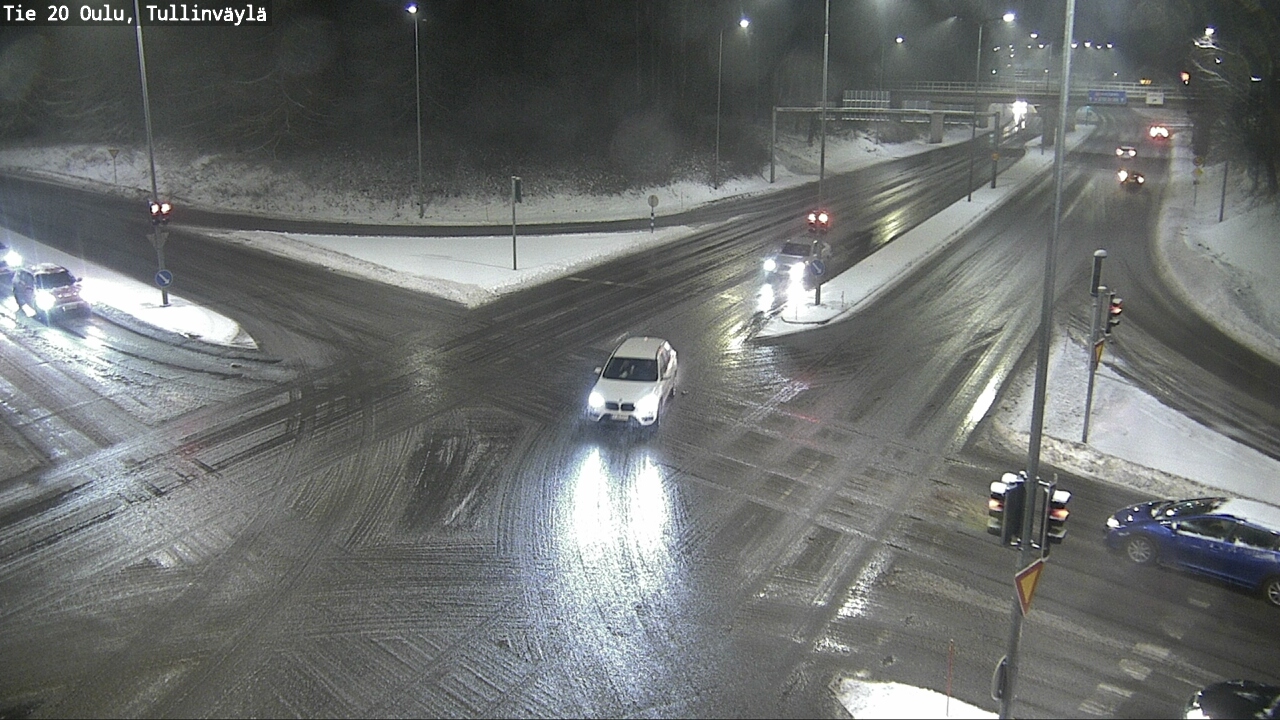 Weather Camera Image Väg 20 Uleåborg, Tullinväylä, Oulu, Pohjois-Pohjanmaa