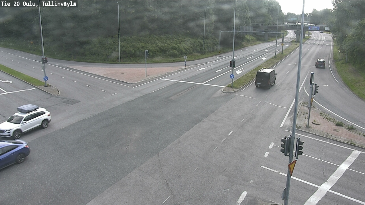 Weather Camera Image Väg 20 Uleåborg, Tullinväylä, Oulu, Pohjois-Pohjanmaa