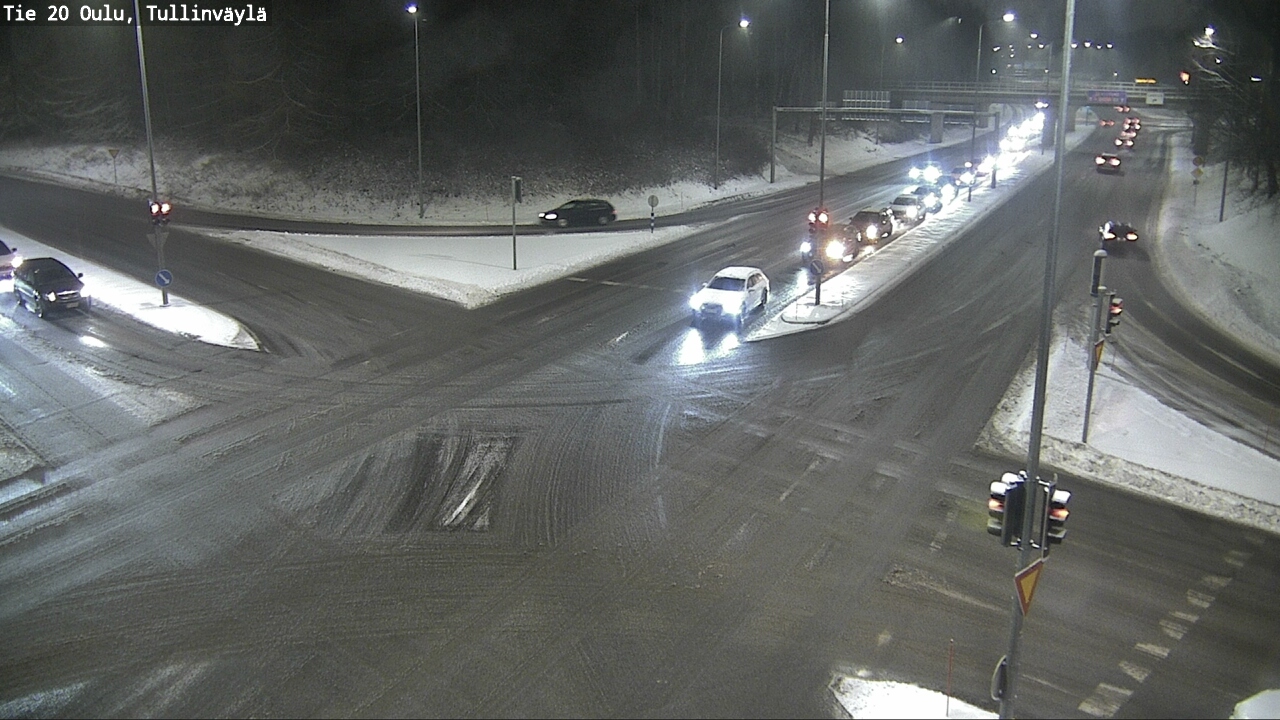 Weather Camera Image Väg 20 Uleåborg, Tullinväylä, Oulu, Pohjois-Pohjanmaa