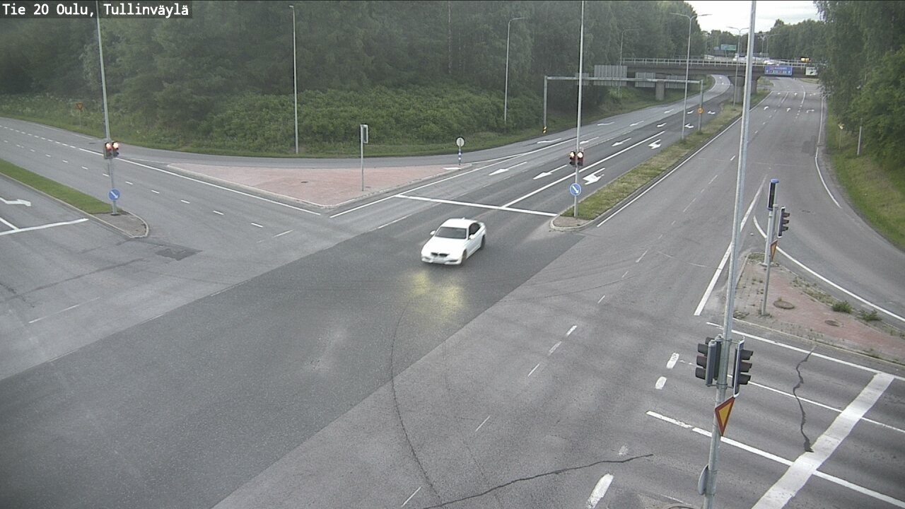 Weather Camera Image Väg 20 Uleåborg, Tullinväylä, Oulu, Pohjois-Pohjanmaa
