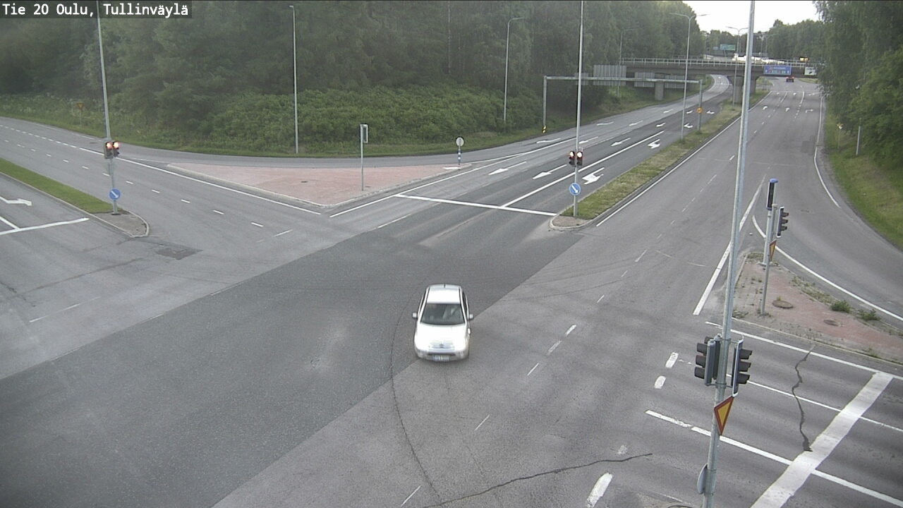 Weather Camera Image Väg 20 Uleåborg, Tullinväylä, Oulu, Pohjois-Pohjanmaa