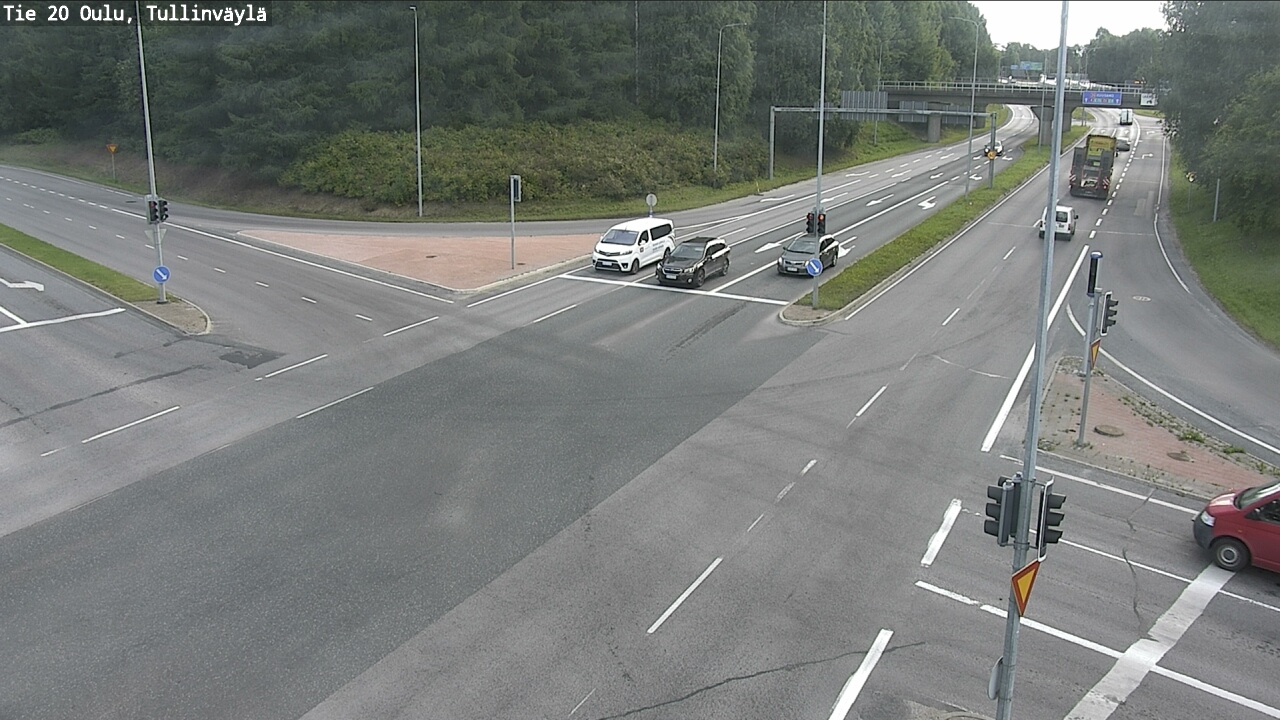 Weather Camera Image Väg 20 Uleåborg, Tullinväylä, Oulu, Pohjois-Pohjanmaa