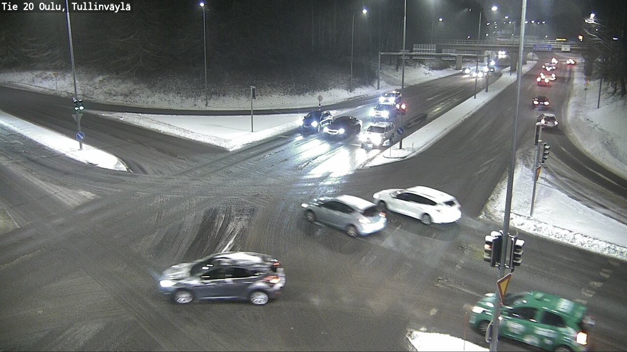 Weather Camera Image Väg 20 Uleåborg, Tullinväylä, Oulu, Pohjois-Pohjanmaa