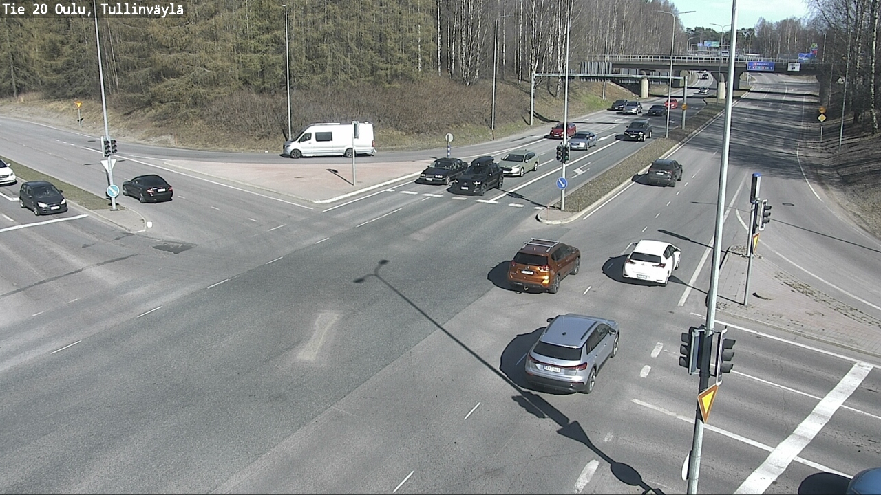 Kelikamerat Kuva Tie 20 Oulu, Tullinväylä, Oulu, Pohjois-Pohjanmaa