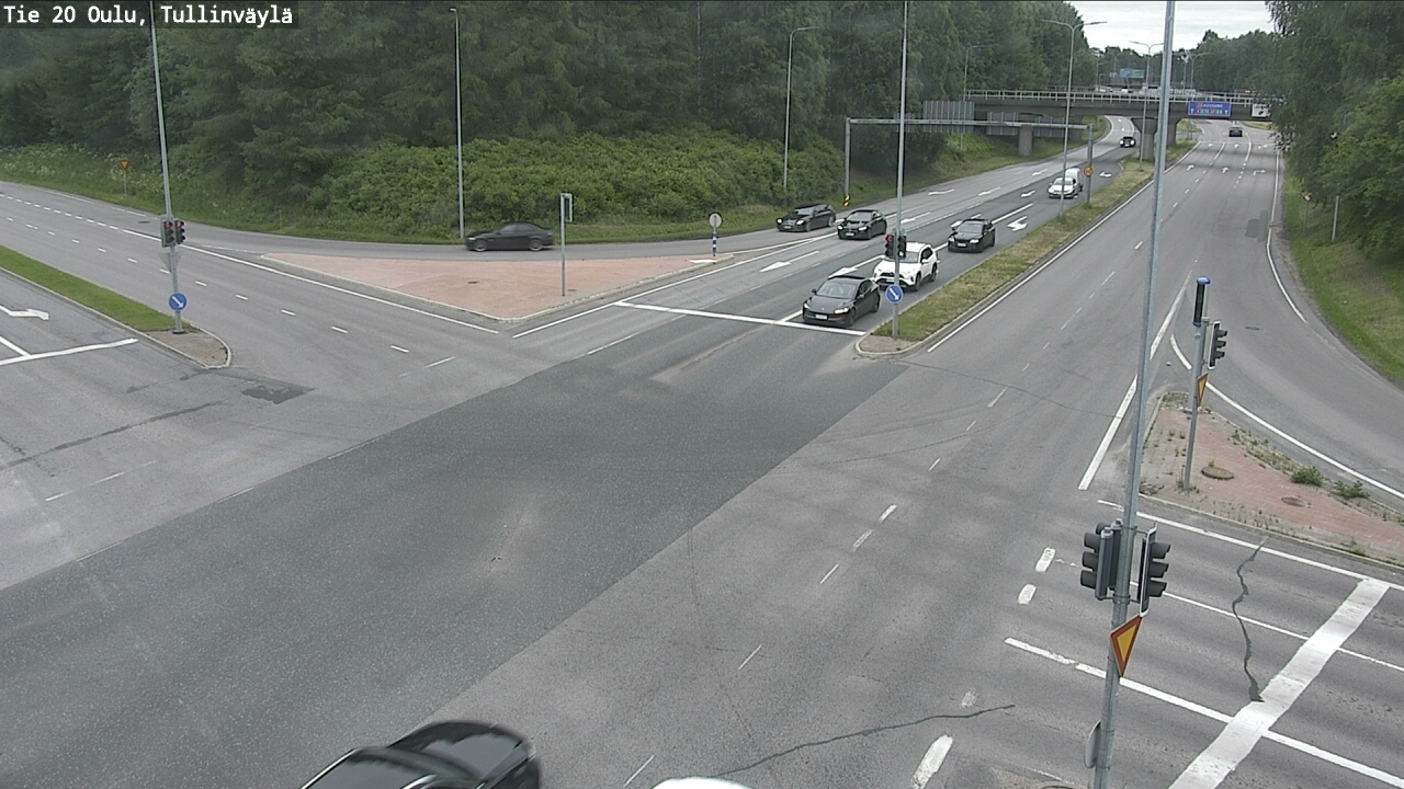 Weather Camera Image Väg 20 Uleåborg, Tullinväylä, Oulu, Pohjois-Pohjanmaa